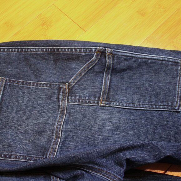 Women's Double Flex Work Denim Coveralls 12 Regular - Picture 6 of 7